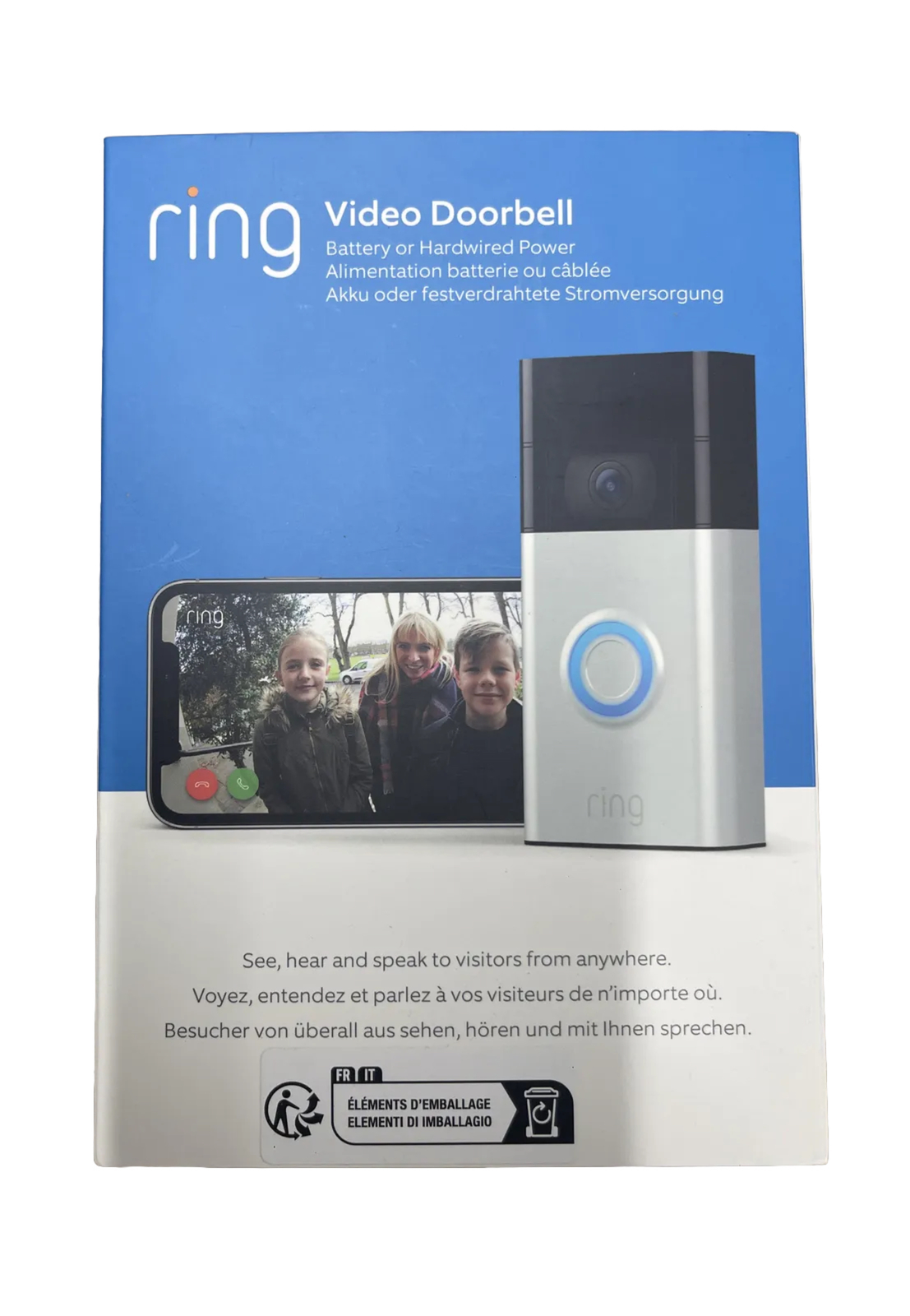 Ring Video Doorbell 2nd Gen Wireless Video Doorbell Security Camera eBay