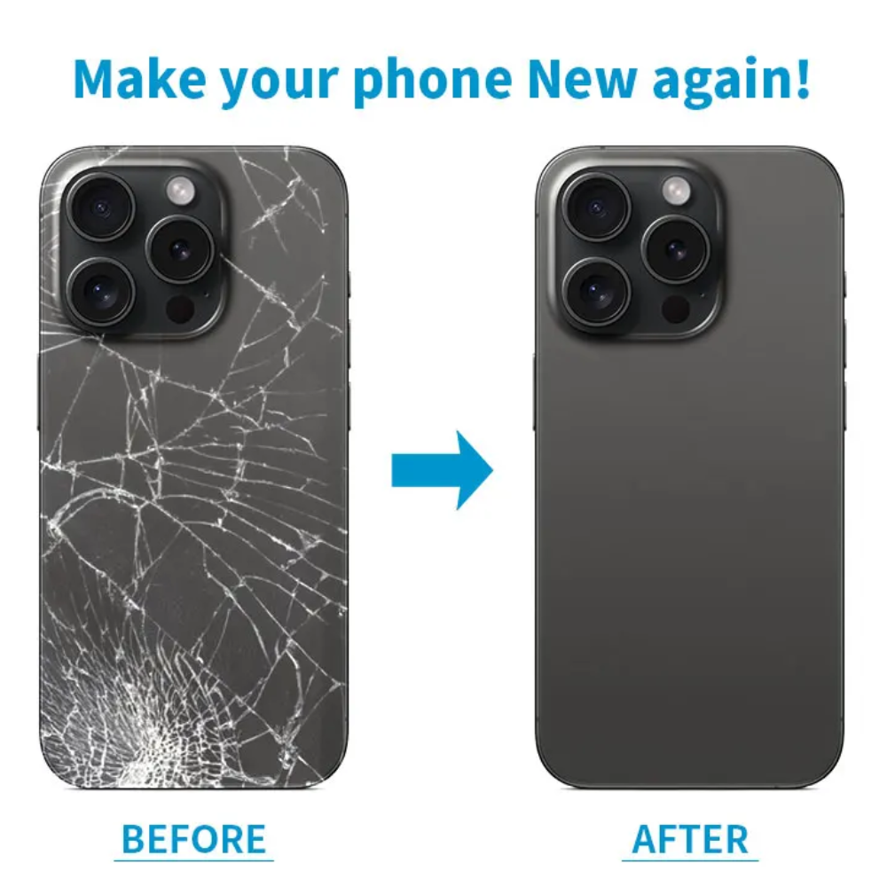 Back Glass Replacement Big Hole For iPhone 6 7 8 SE XR X XS 11 12 13 14