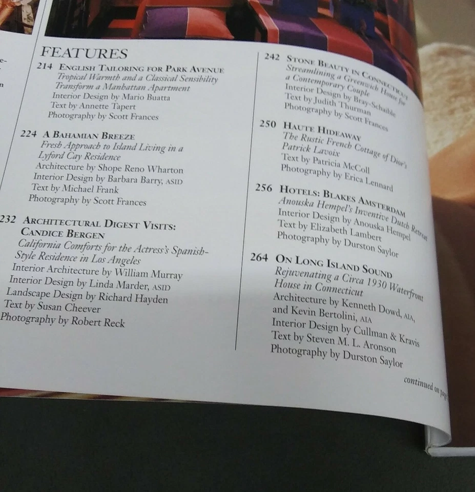 Architectural Digest Magazine English Tailoring Oct 1999 Hearsts Other Castle - Image 4 of 4