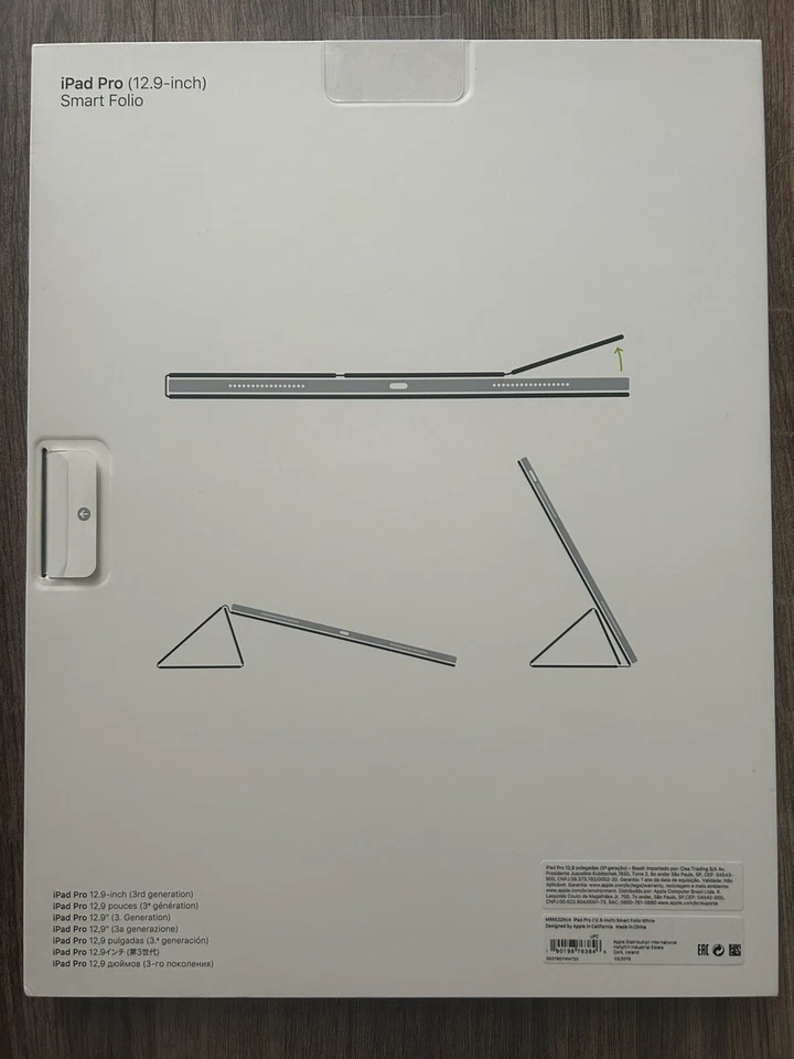 Apple Smart Folio Case for iPad Pro 3rd Generation 12.9" WHITE Brand NEW - Image 2 of 4