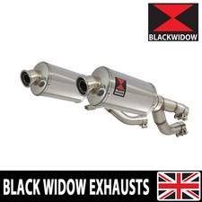 VMAX1200 V-MAX 1200 1984-2007 Exhaust Silencer Kit 230mm Oval End Cans 230SS