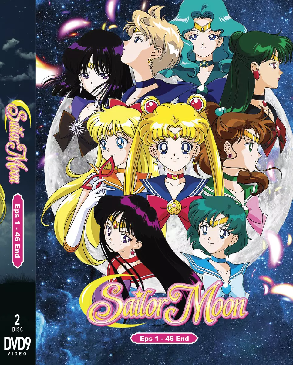 DVD Anime Sailor Moon Crystal Complete TV Series 1-39 End Season 1-3  English Dub