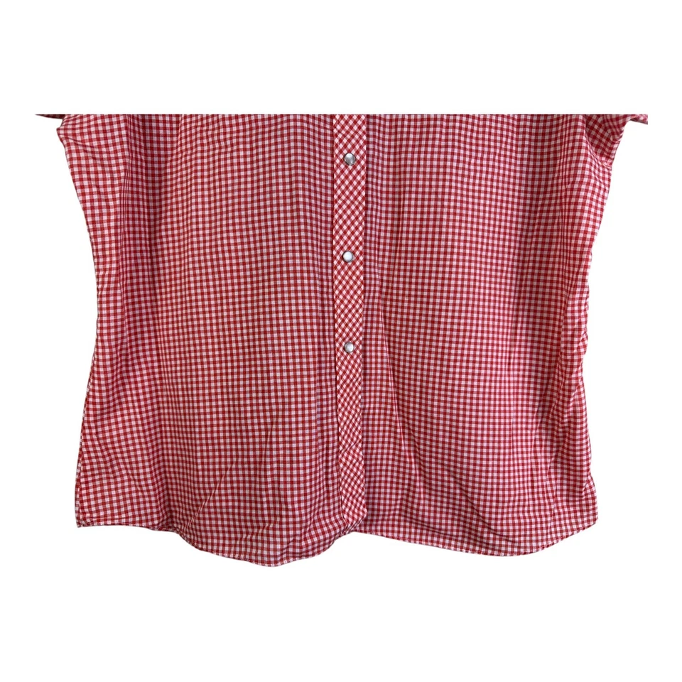 Camisa De Colección Años 80 Miller Western Wear Hombres Perla A Presión Vaquero Rodeo Ranchero Grande Foto 3 de 4