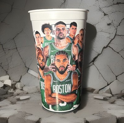 2026 BOSTON CELTICS PLAYOFFS CUP - FULL TEAM - RARE -NEW- BANNER 19