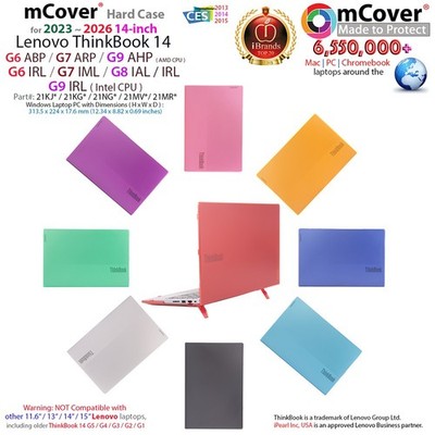 NEW mCover case for 2023~2025 14'' Lenovo Thinkbook 14 G6 G7 G8 G9 Windows Laptop