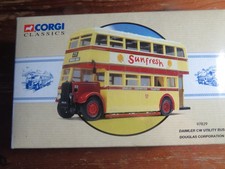 CORGI CLASSIC (57) DAIMLER UTILITY BUS DOUGLAS I=O=M  TRANSPORT COMPLETE LNIB