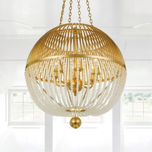Crystorama Lighting - Duval - Six Light Pendant in Traditional and Contemporary - Picture 4 of 4