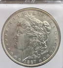 1887 $1 MORGAN SILVER DOLLAR  Grade:  Choice BU  From Old Bank Roll