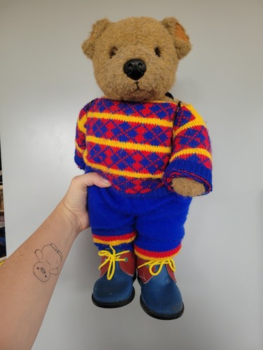 Lakeland Bears Vintage Brown Plush 41cm Teddy Bear - Made In England circa 1994 - Picture 2 of 16