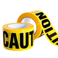 Yellow Caution Tape 3 Inch X 656 Ft Heavy-Duty Barrier Tape for Construction Saf