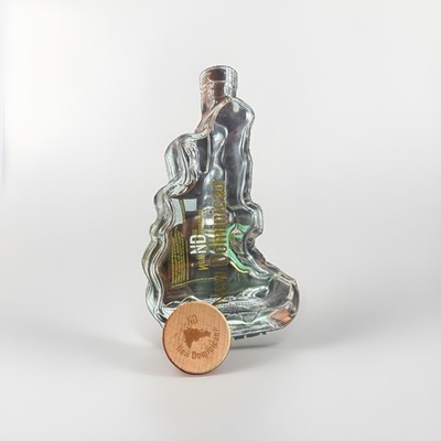 Empty ND New Dominican Rum Mini Bottle Dominican Republic Shape, Collectors New