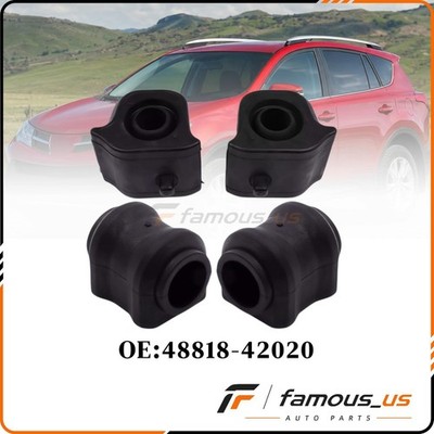 4Pcs Front & Rear Stabilizer Bar Bushing Pair for 2013-2018 Toyota Rav4 USA