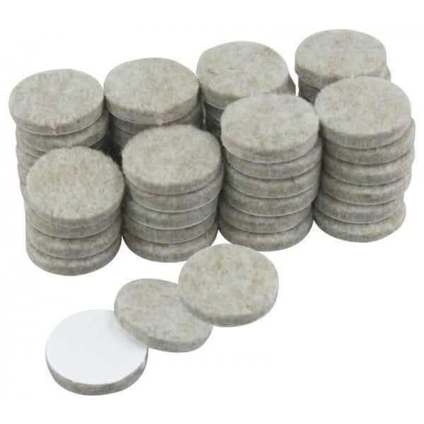 25mm Felt Pads 48pc