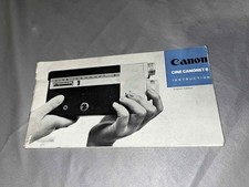 Canon Cine Canonet 8 Instruction Manual Original Genuine