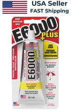 E6000 Plus Multipurpose Clear Waterproof All-Weather Adhesive 1.9 oz.