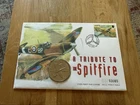 1997 Isle of Man 1 Crown Coin Cover - A Tribute to the Spitfire