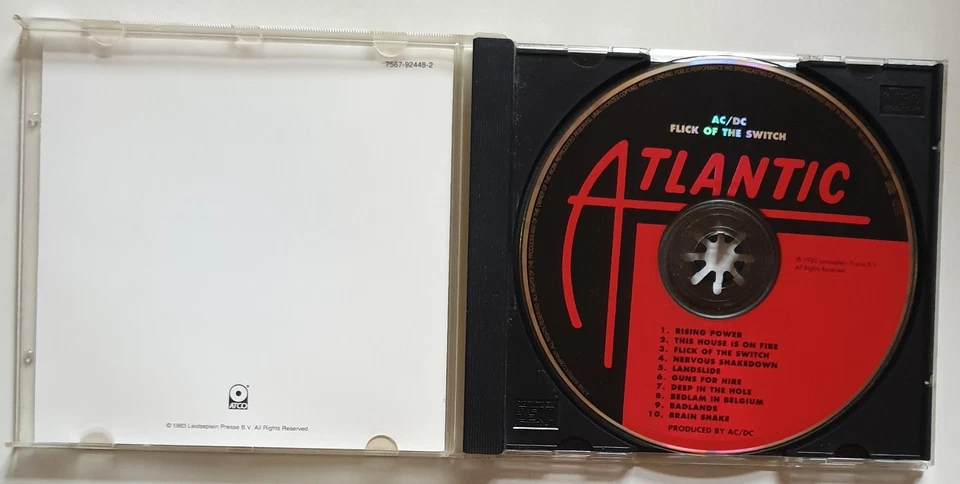 AC DC   *  FLICK OF THE SWITCH  *  1 CD   756 - Bild 3 von 3