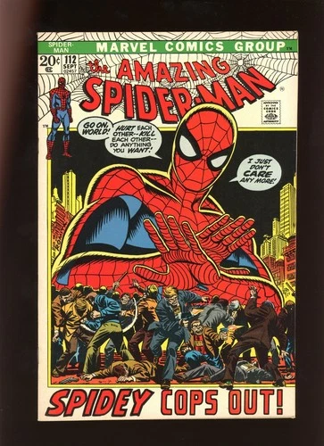 Amazing Spider-Man #112 1972 FN/VF 7.0 High Definition Scans**