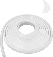 White RV Window Seal Strip 1/2"x1/4" Silicone Rubber Weather Strip 40Ft