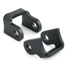 Set of 2 Shock Mount Brackets  – 6mm Steel, 1/2" Bolt Hole, Fits 1.75"–3" Tube