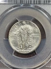 PCGS UNC DETAILS 1924 S STANDING LIBERTY QUARTER GREAT LUSTER TOUGH IN UNC