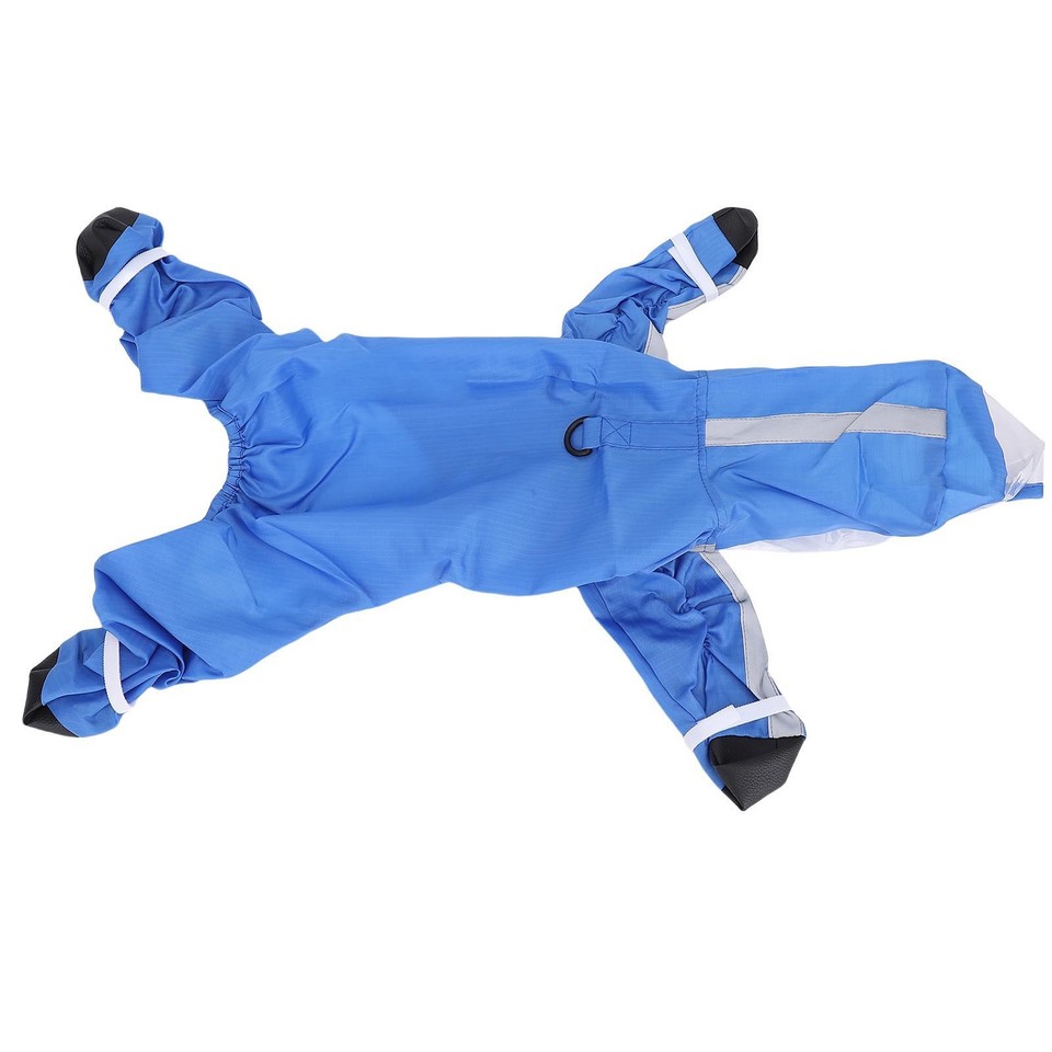 Cowboy Slicker ^Dog Raincoat Hooded Fashionable Waterproofing 4 Legs Dog Rain Jacket ...