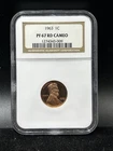 1963 NGC PF67 RD Cameo Lincoln Cent 1c Proof UNC US Coin D80