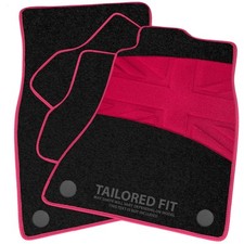 To fit Toyota Will Vi 2000-2001 Car Mats Black Tailored [UFW]