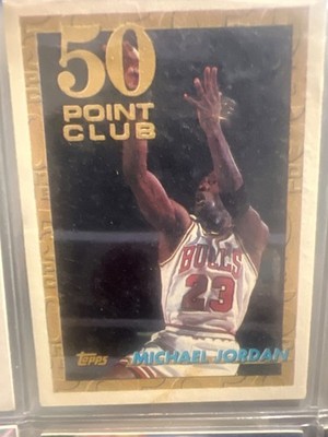 Michael Jordan 50 point Club Card
