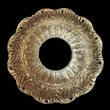 Antique Cast Brass Bobeche for Decorative Lamp Chandelier Lighting Fixture 5"