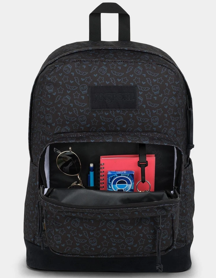 NUEVA Mochila JanSport Pack Derecho Expresiones - Denim Oscuridad (18" x 12" x 5") Foto 3 de 4