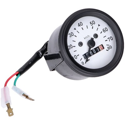 Cockpit Tachometer schwarz 80 km/h 60mm für Mofas, für: Puch, Simson, Zündapp uv