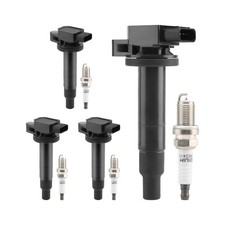HQPASFY Ignition Coil Pack UF316  Iridium Spark Plugs Set of 4 Compatible wi...
