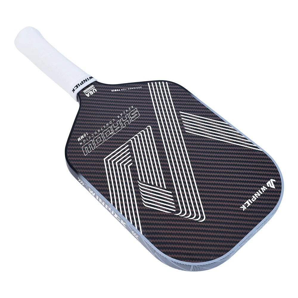 Kevlar Fiber Pickleball Paddle - Lightweight Control Spin Power Grip  