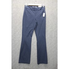 Old Navy Womens Size 4 Navy Blue High-Waisted Pixie Flare Leg Pants NEW