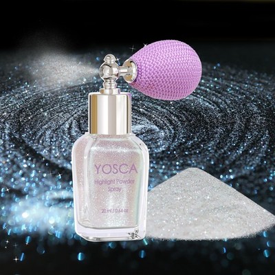 Yosca Body Glitter Spray, 30ML Body Shimmer Powder Iridescent Hair Spray