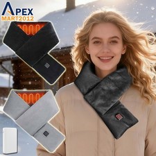 Electric Heated Scarf Neck Heating Pad Winter Warmer Wrap Heater /USB Power Bank