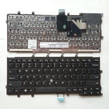 Laptop Replacement US Layout No Pointer Keyboard for Lenovo Thinkpad Black