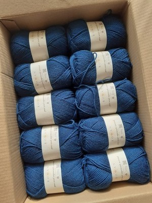 Rowan Pure Wool Superwash Worsted / 1000 Gramm / Farbe 00143 Electric Blau