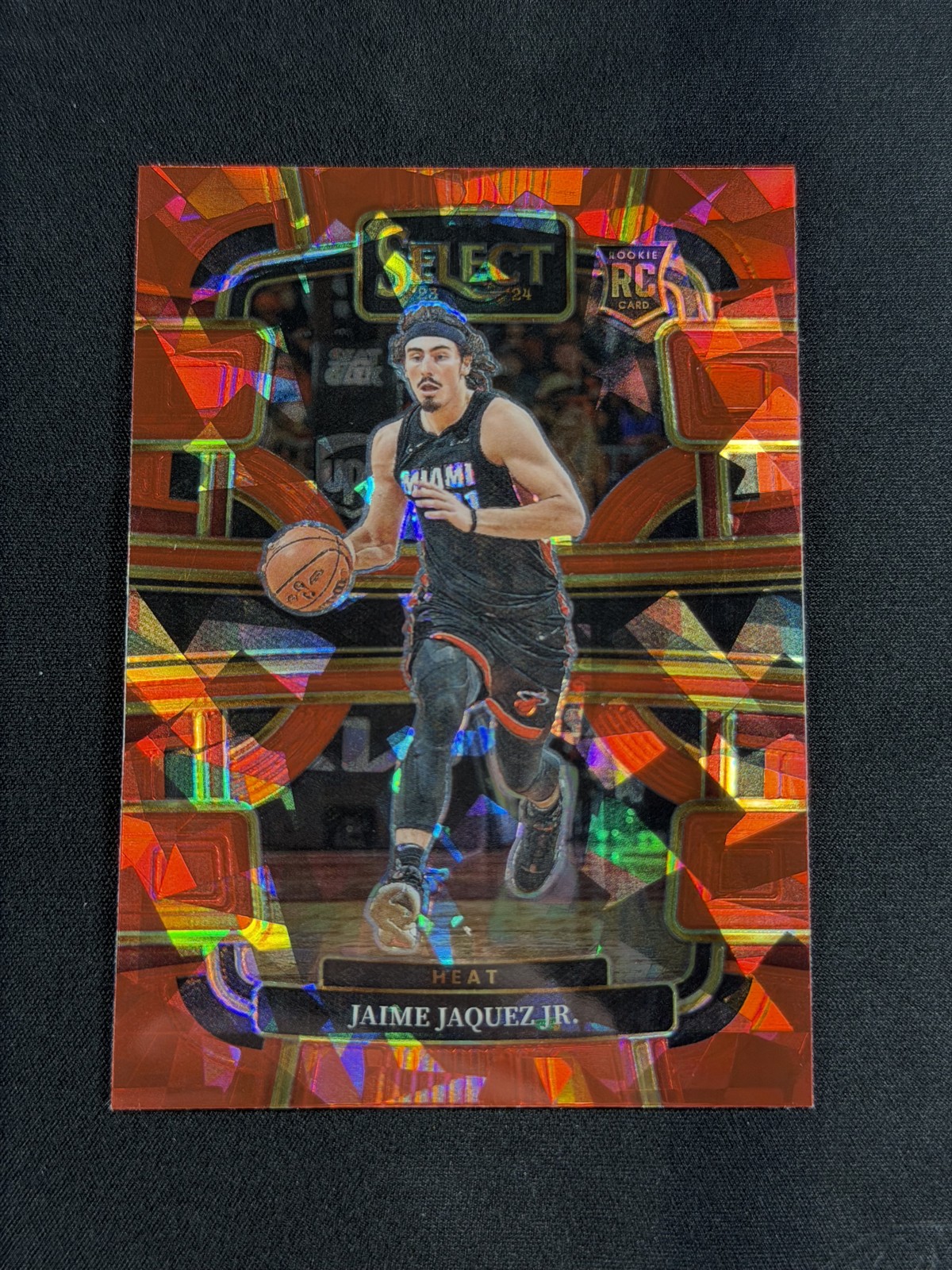 2023-24 Panini Select - Concourse Jaime Jaquez Jr. #100 Red Cracked Ice Prizm RC