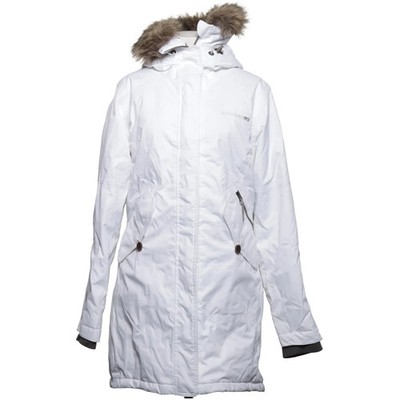 Didriksons, Parka, Damen, Größe: 38, Weiß, Polyamid/Polyester, Einfarbig #kDe
