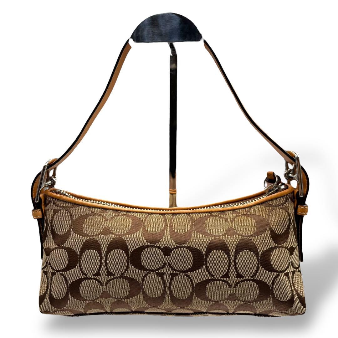 バッグ coach baguette bag pouch signature y2k coach baguette bag pouch signature y2k - メルカリ