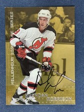 1999-00 In The Game Be a Player Gold Brendan Morrison Autograph Devils