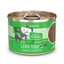 Cats in The Kitchen, Lamb Burger-ini with Lamb Au Jus Cat Food, 6oz Can (Pack...