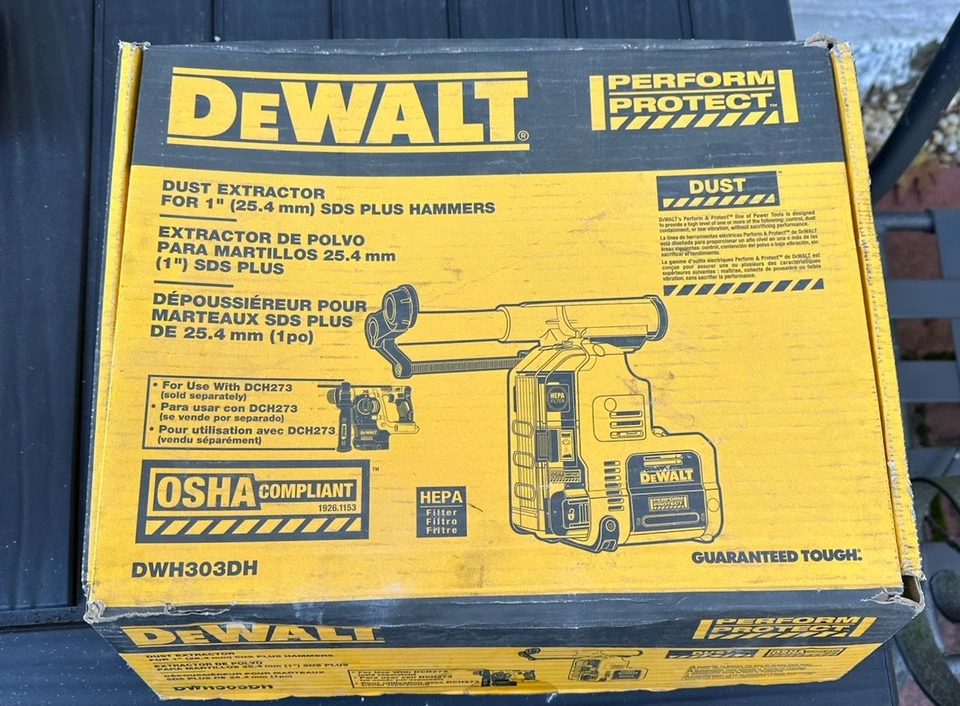 Dewalt DWH303DH Dust Extractor For 1” SDS Plus Hammers - Image 2 of 2