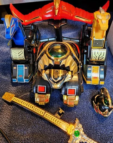 VINTAGE 1994 POWER RANGERS THUNDERZORD ASSAULT TEAM AS-IS #2922