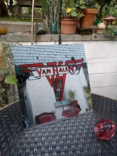 Vintage Van Halen Red Mirror Carnival Prize. 12 x 12