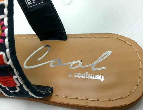 Sandalias para mujer COOLWAY by Coolway Nasau con cordones al tobillo azul marino múltiples - Imagen 7 de 7