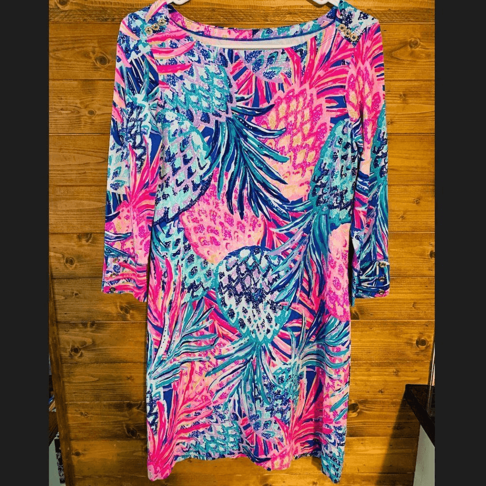 Lilly Pulitzer Sophie Dress Pineapple Gem Print eBay