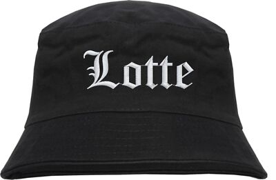 Lotte Fischerhut - Altdeutsch - bestickt -  Bucket Hat Anglerhut Hut